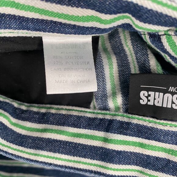 Pleasures Now Jeans Mens 30x28 Striped Mid Rise Straight Casual Stretch Denim - Picture 9 of 12